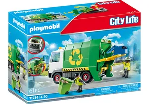 Playmobil 71234 City Life Amerikanischer Grüner Recycling Truck