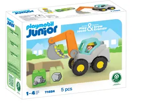 Produktbild von Playmobil 71684 Junior   Schaufelbagger