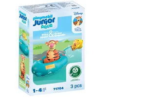 Produktbild von Playmobil 71704 Junior Disney  Aqua Winnie the Pooh: Tiggers Schlauchbootfahrt