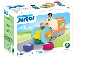 Produktbild von Playmobil 71774 Junior   Spaßiges Müllsammelfahrzeug
