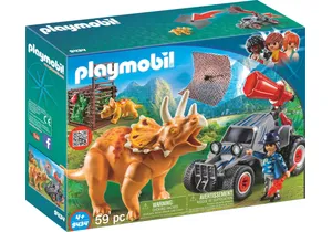 Produktbild von Playmobil 9434  Dinos  Offroader mit Dino-Fangnetz