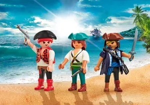 Produktbild von Playmobil 9884  Pirates  3 Piraten (Folienverpackung)