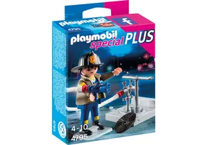 Produktbild von Playmobil 4795  Special Plus  Feuerwehrmann mit Hydrant
