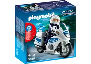 Produktbild von Playmobil 5185  City Action  Polizeimotorrad mit Blinklicht