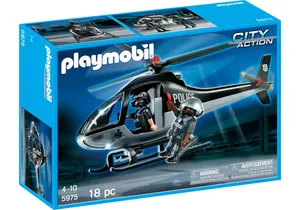 Produktbild von Playmobil 5975  City Action  Polizei Spezialeinheit mit hubschrauber