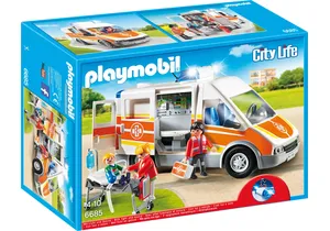 Playmobil 6685 City Life Krankenwagen mit Licht und Sound