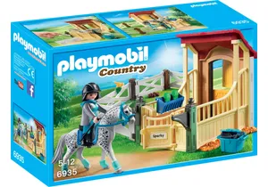 Produktbild von Playmobil 6935  Country  Pferdebox Appaloosa