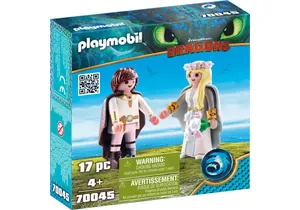 Produktbild von Playmobil 70045  Dragons  Astrid und Hicks