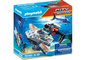 Produktbild von Playmobil 70145  City Action  Seenot Tauchscooter Rettungseinsatz
