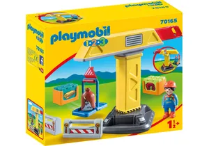 Produktbild von Playmobil 70165 1-2-3   Baukran