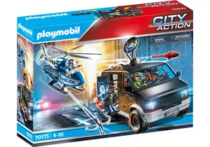 Produktbild von Playmobil 70575  City Action  Polizei-Helikopter: Verfolgung des Fluchtfahrzeugs
