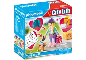 Produktbild von Playmobil 70595  City Life  Fashion Girl mit Hund