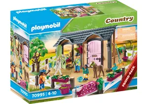 Produktbild von Playmobil 70995  Country Promo Pack Reitunterricht mit Pferdeboxen