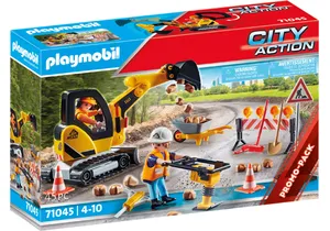 Produktbild von Playmobil 71045  City Action Promo Pack Straßenbau