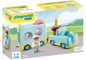 Produktbild von Playmobil 71325 1-2-3   Verrückter Donut Truck mit Stapel- und Sortierfunktion