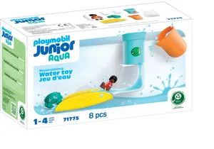 Produktbild von Playmobil 71775 Junior   Aqua Wasserfalltank mit Rutsche