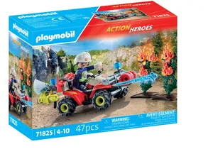 Produktbild von Playmobil 71825    Feuerwehr Quad löscht Heckenbrand
