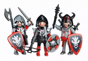 Produktbild von Playmobil 7975    3 Rote Drachenritter (Folienverpackung)