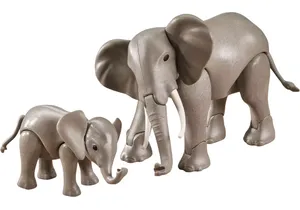 Produktbild von Playmobil 7995    Elefant mit Baby (Folienverpackung)