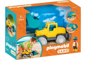 Produktbild von Playmobil 9145 1-2-3   Sand Schaufelbagger