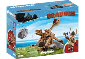 Produktbild von Playmobil 9245  Dragons  Grobian mit Katapult