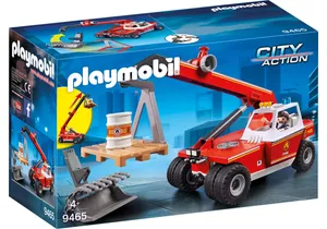 Produktbild von Playmobil 9465  City Action  Feuerwehr Teleskoplader