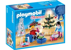 Produktbild von Playmobil 9495  Christmas  Weihnachtliches Wohnzimmer
