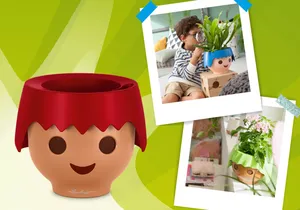 Produktbild von Playmobil 19046 OJO Pflanzengefäß Family Fun  Fire Red