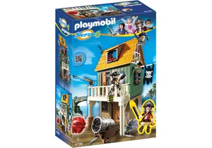 Produktbild von Playmobil 4796  Super 4  Getarnte Piratenfestung mit Ruby