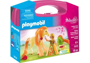 Produktbild von Playmobil 5656  Princess Carry Case Kämmbares Pferd
