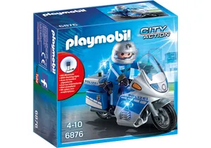 Produktbild von Playmobil 6876  City Action  Motorradstreife mit LED Blinklicht