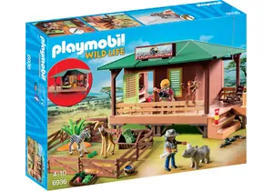 Playmobil 6936 Wild Life Rangerstation mit Tieraufzucht