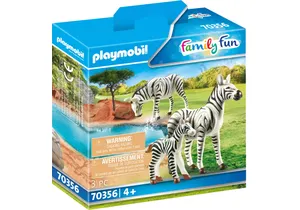 Produktbild von Playmobil 70356  Family Fun  2 Zebras mit Baby