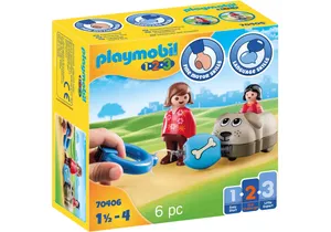 Playmobil 70406 1-2-3   Mein Schiebehund