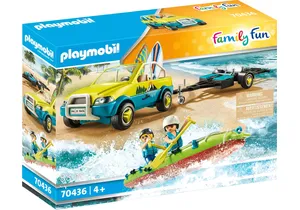 Produktbild von Playmobil 70436  Family Fun  Strandauto mit Kanuanhänger