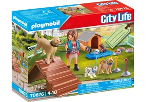 Playmobil 70676 City Life Geschenkset Hundetrainerin