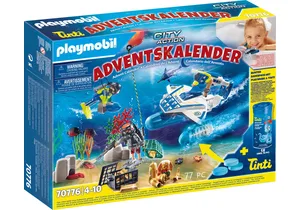 Produktbild von Playmobil 70776  City Action Adventskalender Badespaß Polizeitaucheinsatz