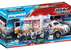 Produktbild von Playmobil 70936  City Action  Rettungs-Fahrzeug: US Ambulance