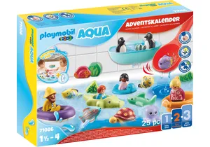 Produktbild von Playmobil 71086 1-2-3  Adventskalender Badespaß