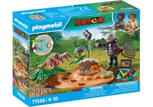 Produktbild von Playmobil 71526  Dinos  Stegosaurus-Nest mit Eierdieb