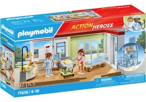 Produktbild von Playmobil 71616  Action Heroes  Entbindungsstation