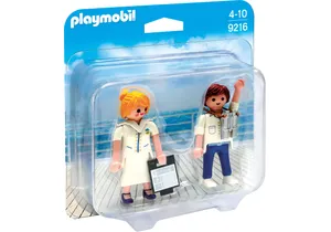 Produktbild von Playmobil 9216   DuoPack Stewardess und Offizer
