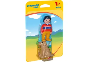 Produktbild von Playmobil 9256 1-2-3   Mann mit Hund