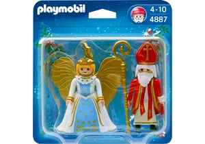 Produktbild von Playmobil 4887  Christmas DuoPack St. Nikolaus und Christkind