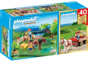 Produktbild von Playmobil 5457  Country KompaktSet Ponykoppel + Ponywagen