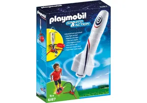 Produktbild von Playmobil 6187  Sports & Action  Rakete mit Spring-Booster