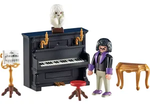 Produktbild von Playmobil 6527  City Life  Pianist mit Klavier (Folienverpackung)