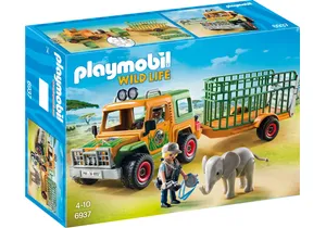 Produktbild von Playmobil 6937  Wild Life  Rangergeländewagen mit Anhänger