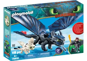 Produktbild von Playmobil 70037  Dragons  Ohnezahn und Hicks mit Babydrachen