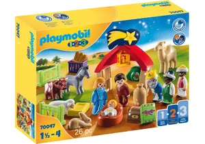 Produktbild von Playmobil 70047 1-2-3   Meine Erste Krippe